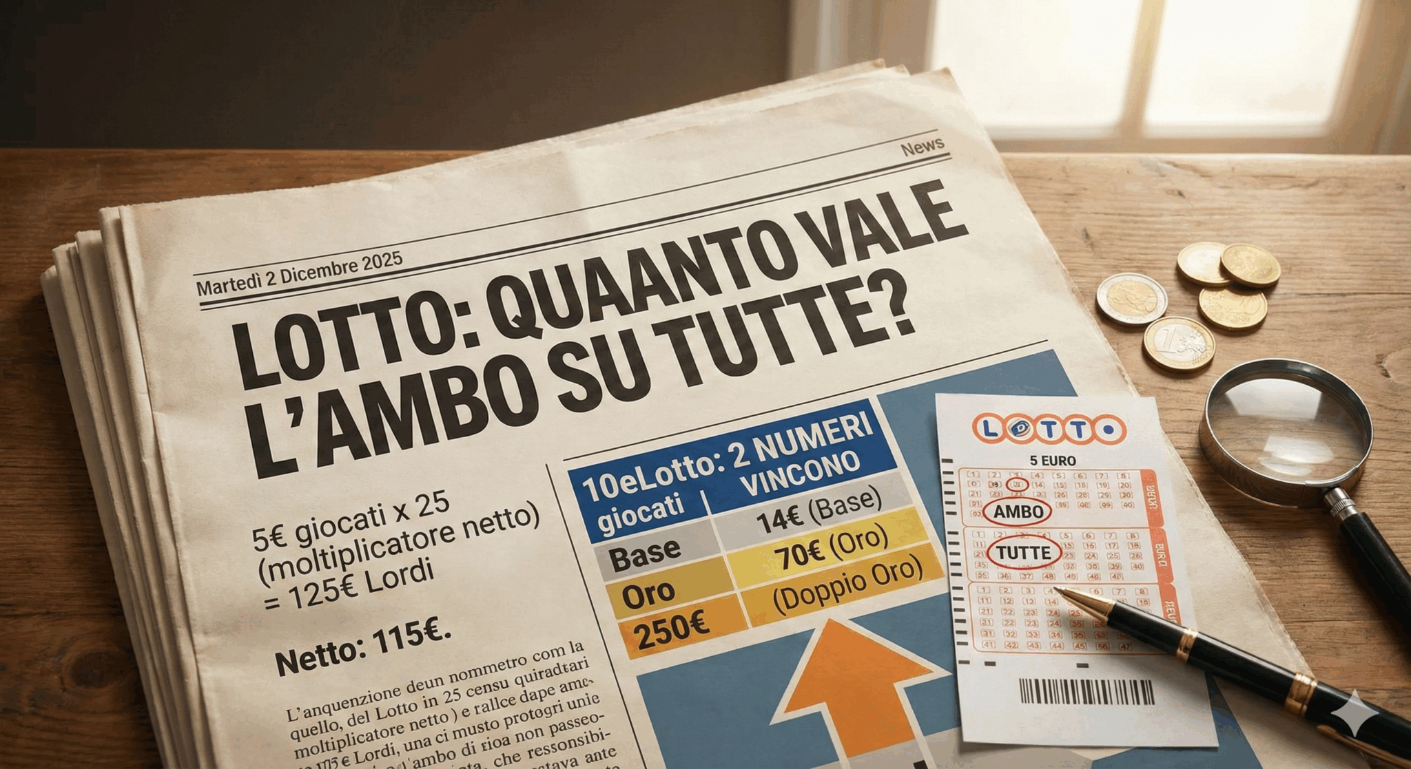 Quanto Si Vince Con Un Ambo Su Tutte Le Ruote